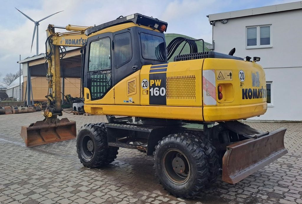 Komatsu PW 160-7, Bj 07, 7050 BH, hydr. VA, MS10, GLV - Wheel excavator: picture 3 Komatsu PW 160-7, Bj 07, 7050 BH, hydr. VA, MS10, GLV - Wheel excavator: picture 3