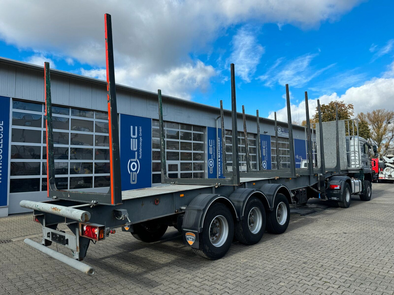 BLUMHARDT SAL.40.24 Holztransporter 3 Achse - Logging semi-trailer: picture 3 BLUMHARDT SAL.40.24 Holztransporter 3 Achse - Logging semi-trailer: picture 3