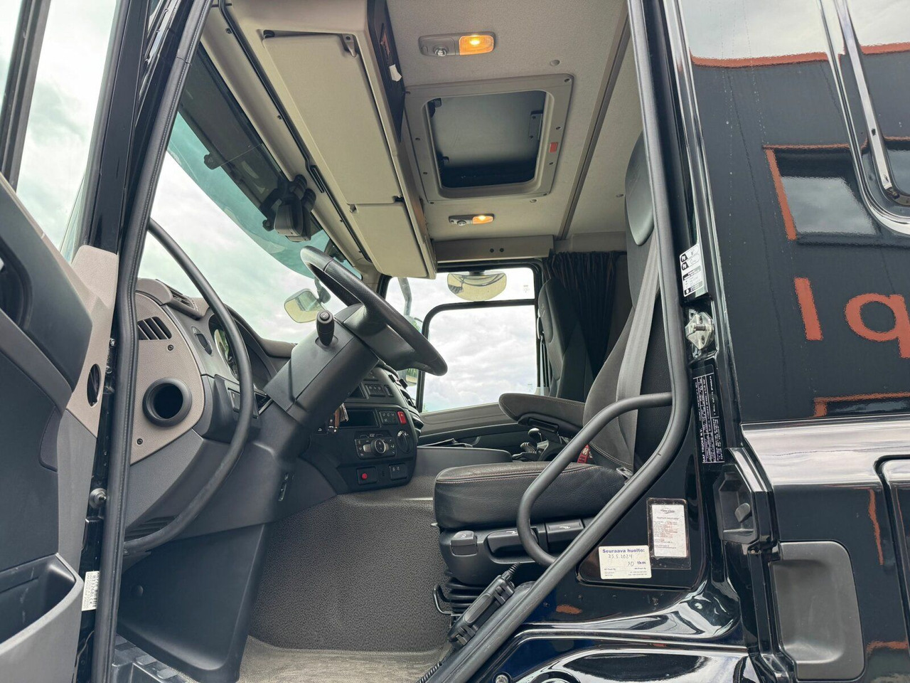 Dropside/ Flatbed truck, Crane truck DAF CF 450 FAN 6x2 Pritsche mit Kran HIAB 188 E-6: picture 9