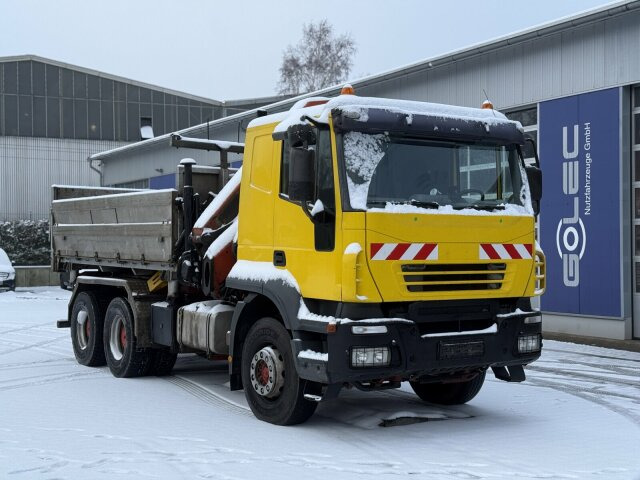 Iveco Stralis AT260T44 6x4 Kipper Kran Pakfinger 16052 - Tipper, Crane truck: picture 1 Iveco Stralis AT260T44 6x4 Kipper Kran Pakfinger 16052 - Tipper, Crane truck: picture 1