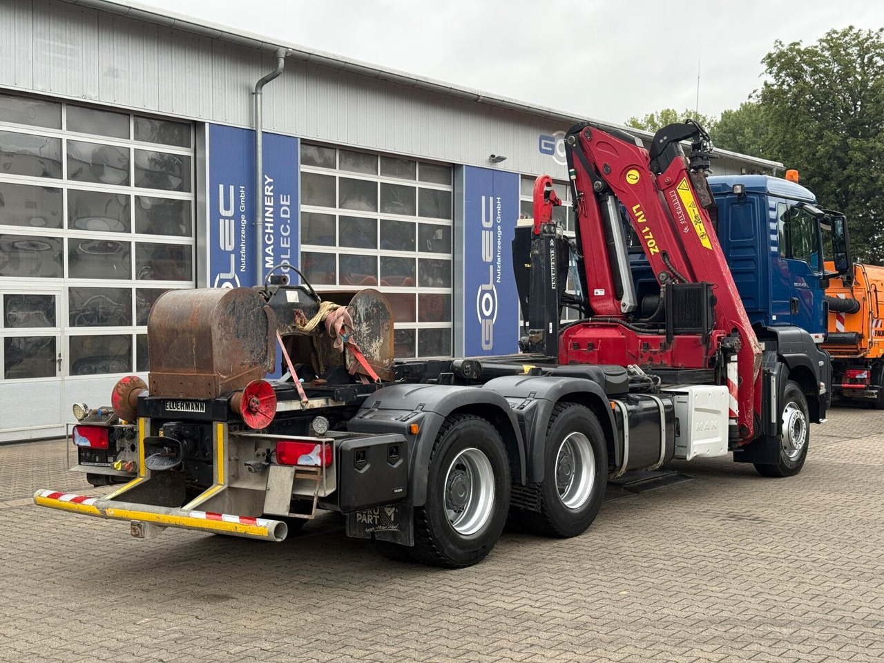 MAN TGS 28.480 6x4 Abrollkipper Kran Greifer 4,63 T - Hook lift truck, Crane truck: picture 3 MAN TGS 28.480 6x4 Abrollkipper Kran Greifer 4,63 T - Hook lift truck, Crane truck: picture 3