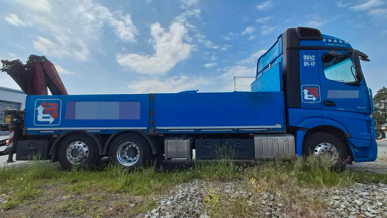 Mercedes-Benz ACTROS 2545 6x2 Pritsche Kran Palfinger PK20001K - Crane truck: picture 1 Mercedes-Benz ACTROS 2545 6x2 Pritsche Kran Palfinger PK20001K - Crane truck: picture 1