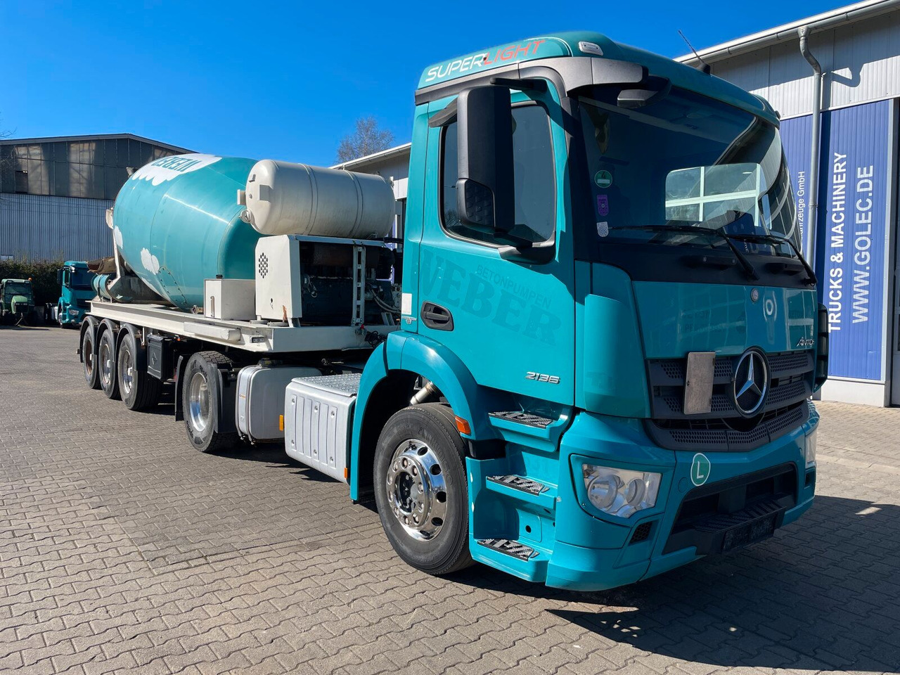 Mercedes-Benz Antos 2136 4x2 SZM Retarder Kipphyd. *Betonaufl. - Tractor unit: picture 1 Mercedes-Benz Antos 2136 4x2 SZM Retarder Kipphyd. *Betonaufl. - Tractor unit: picture 1