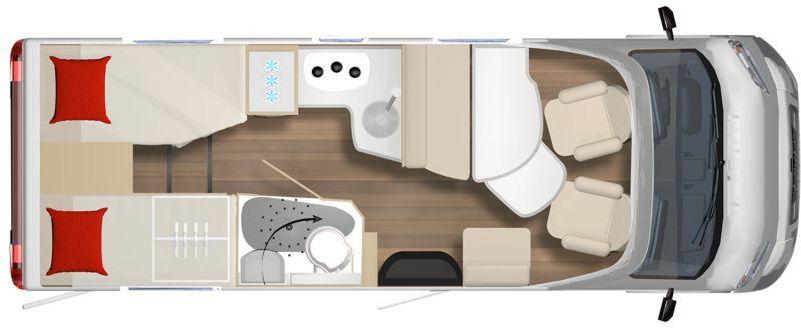 Bürstner B66 690 TD Funktionsdoppelboden - Semi-integrated motorhome: picture 2 Bürstner B66 690 TD Funktionsdoppelboden - Semi-integrated motorhome: picture 2