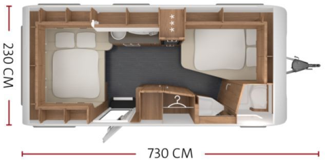 Tabbert Da Vinci 490 TD 2,3 Dachklima,Markise - Caravan: picture 2 Tabbert Da Vinci 490 TD 2,3 Dachklima,Markise - Caravan: picture 2