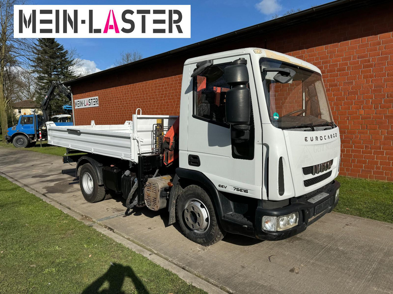 Iveco ML75E16 3 S-Kipper Kran PK 9,4m-550 kg Greifer - Tipper, Crane truck: picture 2 Iveco ML75E16 3 S-Kipper Kran PK 9,4m-550 kg Greifer - Tipper, Crane truck: picture 2
