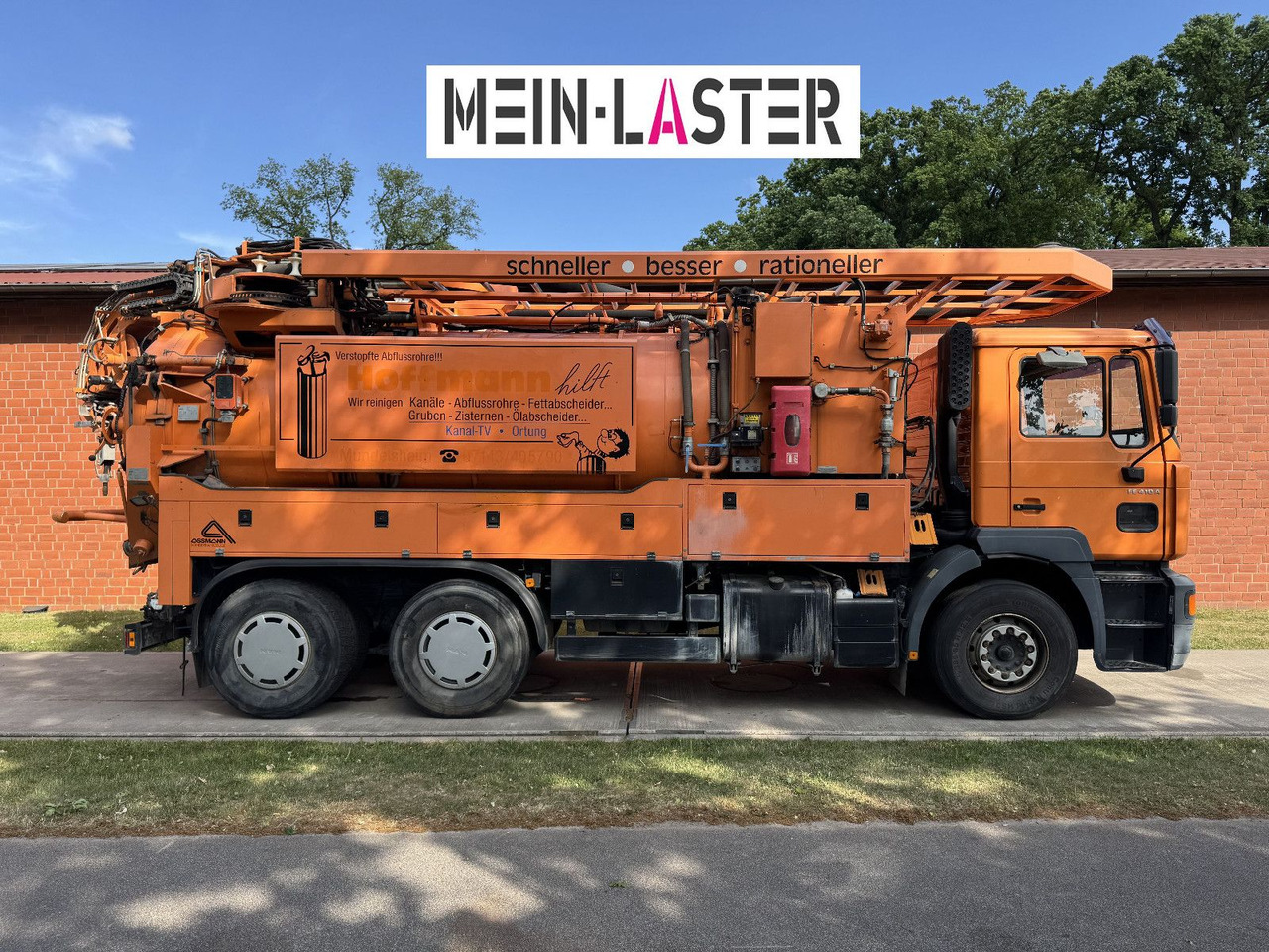 MAN FE 410 Assmann Saug HD Spüler Recycling + FB. - Vacuum truck: picture 3 MAN FE 410 Assmann Saug HD Spüler Recycling + FB. - Vacuum truck: picture 3