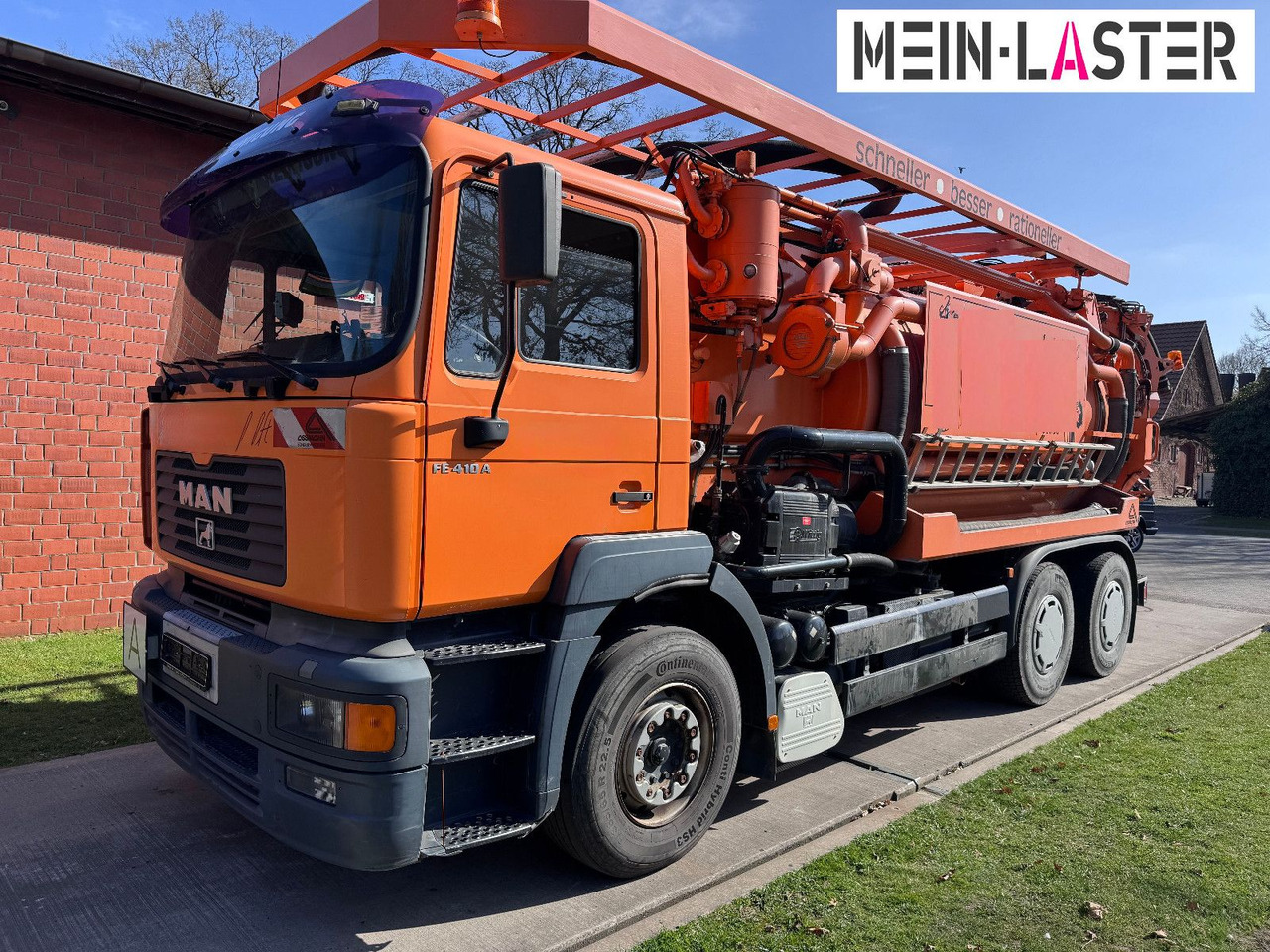 MAN FE 410 Assmann Saug HD Spüler Recycling + FB. - Vacuum truck: picture 3 MAN FE 410 Assmann Saug HD Spüler Recycling + FB. - Vacuum truck: picture 3