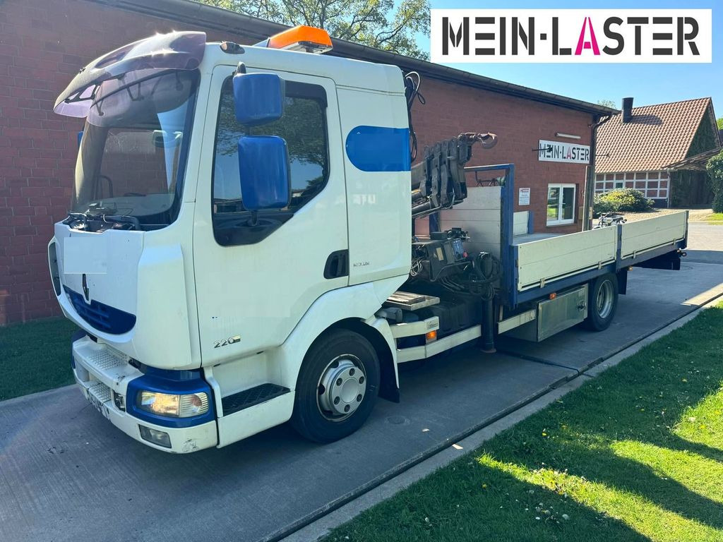 Renault Midlum 220 HMF 683 K4 15m-400 Kg Funk Seilwinde - Crane truck, Dropside/ Flatbed truck: picture 2 Renault Midlum 220 HMF 683 K4 15m-400 Kg Funk Seilwinde - Crane truck, Dropside/ Flatbed truck: picture 2