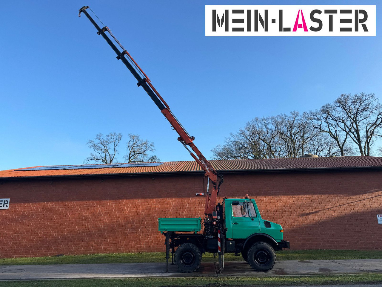 Unimog U 1200 Atlas 75.2 Kran 14 m Funk FB *1. Hand - Crane truck, Tipper: picture 2 Unimog U 1200 Atlas 75.2 Kran 14 m Funk FB *1. Hand - Crane truck, Tipper: picture 2