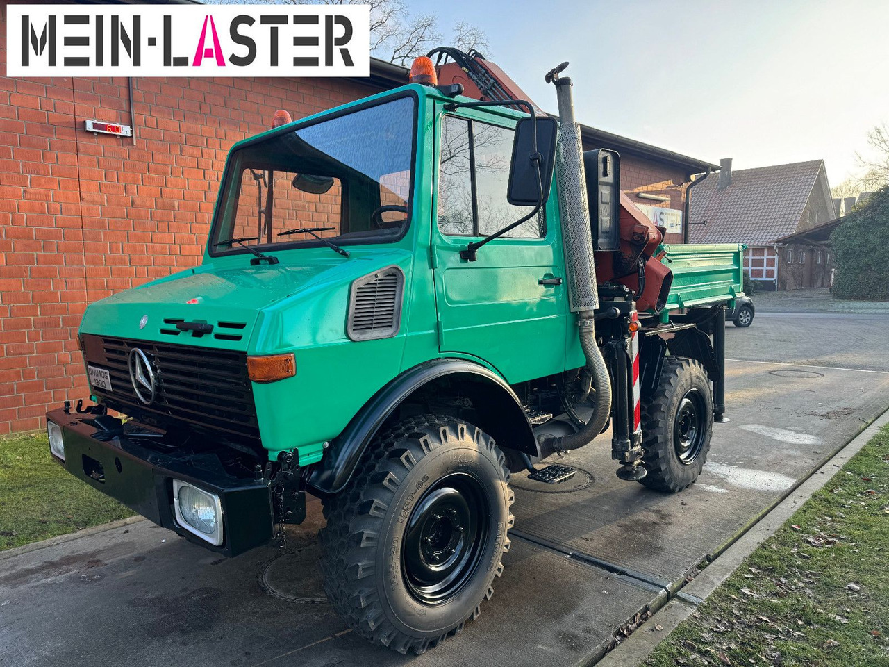 Unimog U 1200 Atlas 75.2 Kran 14 m Funk FB *1. Hand - Crane truck, Tipper: picture 3 Unimog U 1200 Atlas 75.2 Kran 14 m Funk FB *1. Hand - Crane truck, Tipper: picture 3