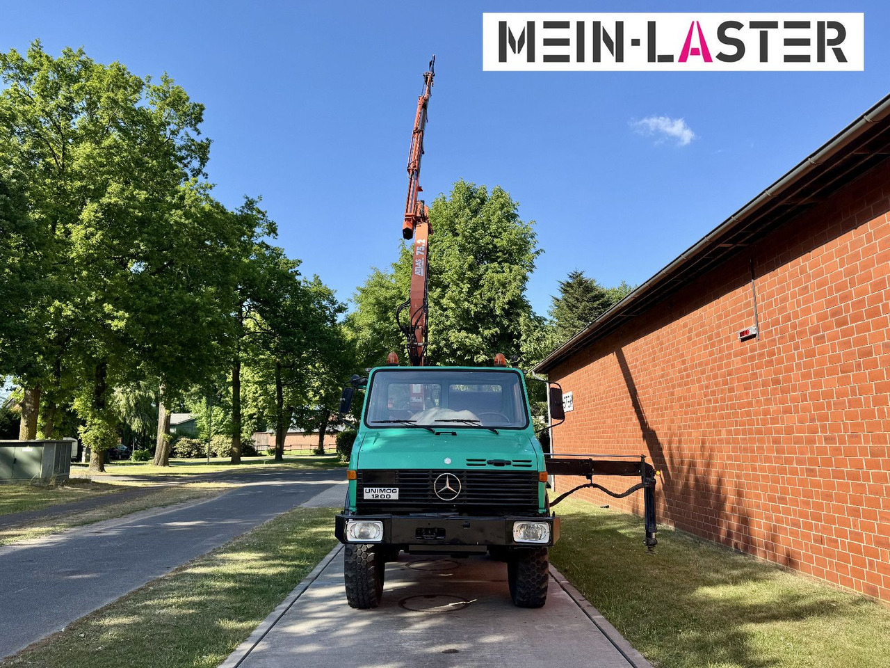 Crane truck Unimog U 1200 Atlas 75.2 Kran 14 m Funk FB  *1. Hand: picture 18
