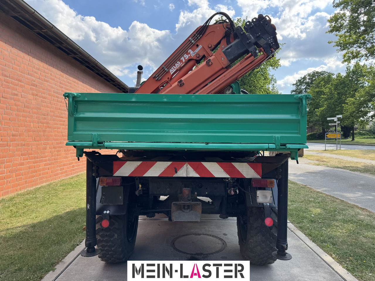 Crane truck Unimog U 1200 Atlas 75.2 Kran 14 m Funk FB  *1. Hand: picture 11