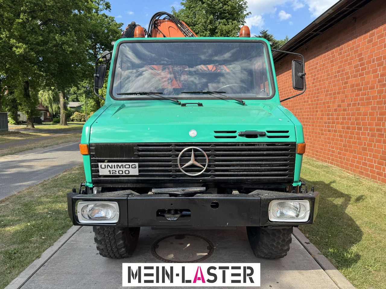 Crane truck Unimog U 1200 Atlas 75.2 Kran 14 m Funk FB  *1. Hand: picture 9