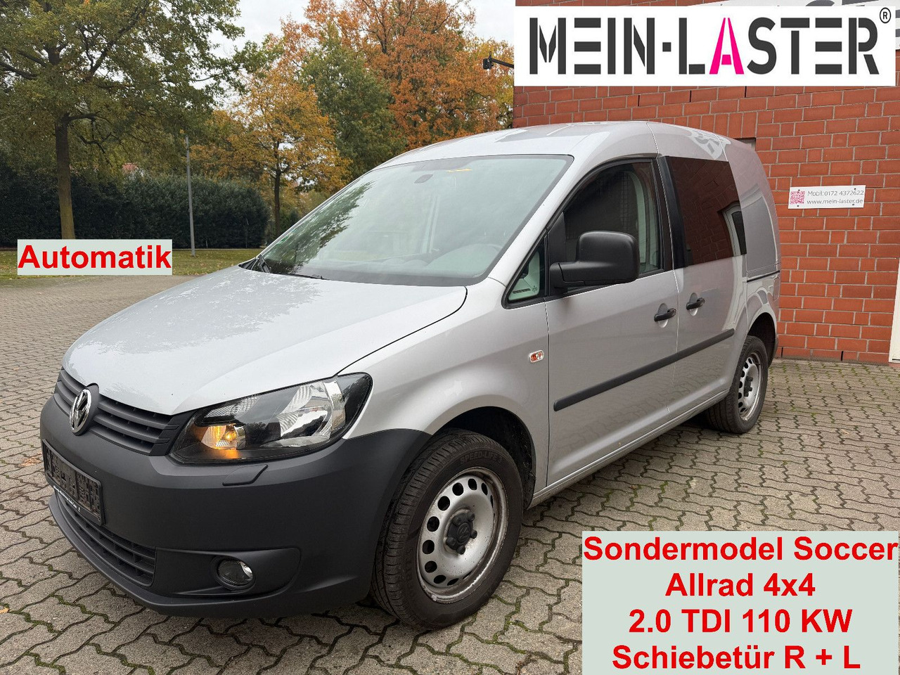 Volkswagen Caddy 2.0 TDI Kasten Soccer 4Motion Automatik - Station wagon: picture 1 Volkswagen Caddy 2.0 TDI Kasten Soccer 4Motion Automatik - Station wagon: picture 1