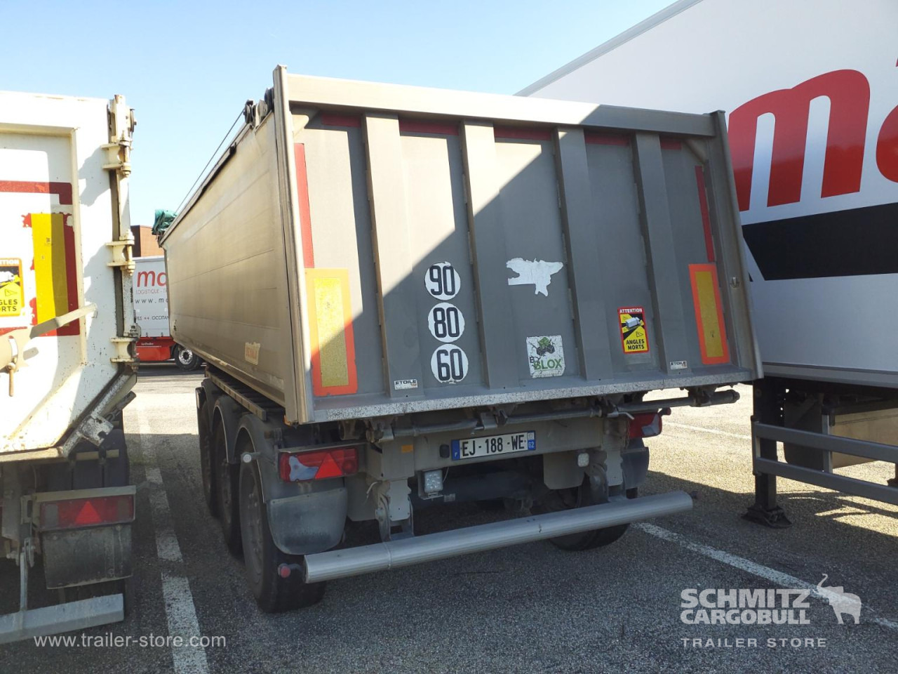 BENALU Tipper Alu-square sided body 25m³ - Tipper semi-trailer: picture 2 BENALU Tipper Alu-square sided body 25m³ - Tipper semi-trailer: picture 2