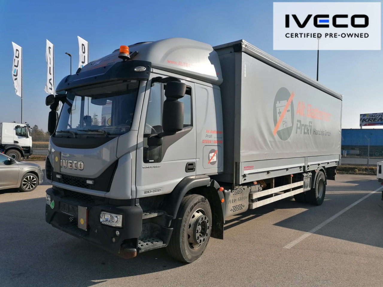 IVECO Eurocargo ML180E32/PEVI_C Euro6 Klima Luftfeder ZV - Curtainsider truck: picture 1 IVECO Eurocargo ML180E32/PEVI_C Euro6 Klima Luftfeder ZV - Curtainsider truck: picture 1