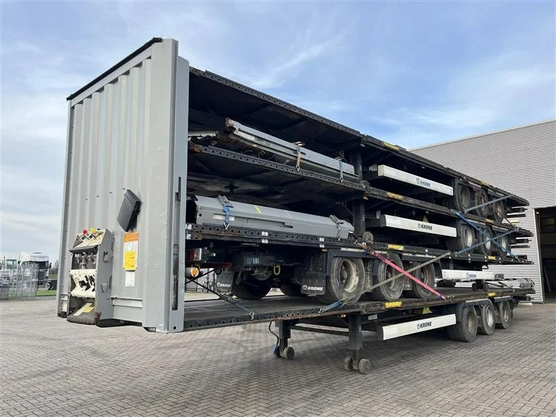 Krone 4x 2015 XL MEGA P400 HUCKEPACK FLAT STACK - Closed box semi-trailer: picture 3 Krone 4x 2015 XL MEGA P400 HUCKEPACK FLAT STACK - Closed box semi-trailer: picture 3