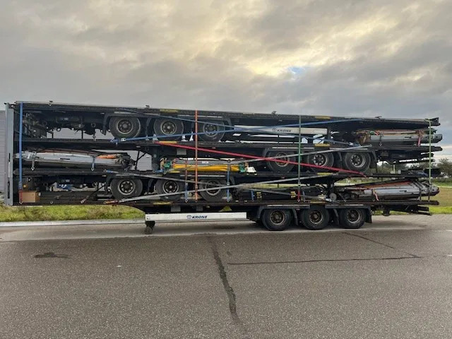 Krone last available 2015 XL P400 mega huckepack curtain sided trailer stack - Closed box semi-trailer: picture 5 Krone last available 2015 XL P400 mega huckepack curtain sided trailer stack - Closed box semi-trailer: picture 5