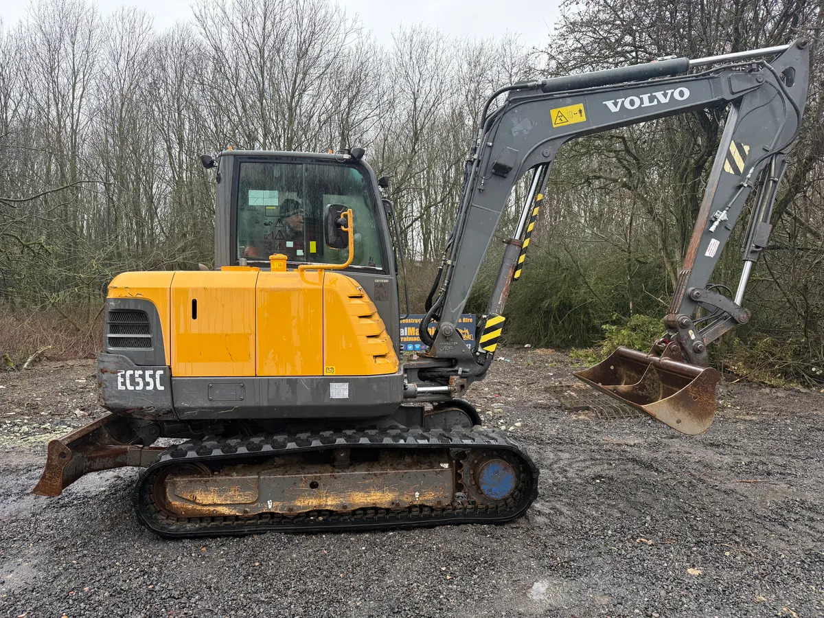 Volvo EC55C Stock No T555 - Mini excavator: picture 1 Volvo EC55C Stock No T555 - Mini excavator: picture 1