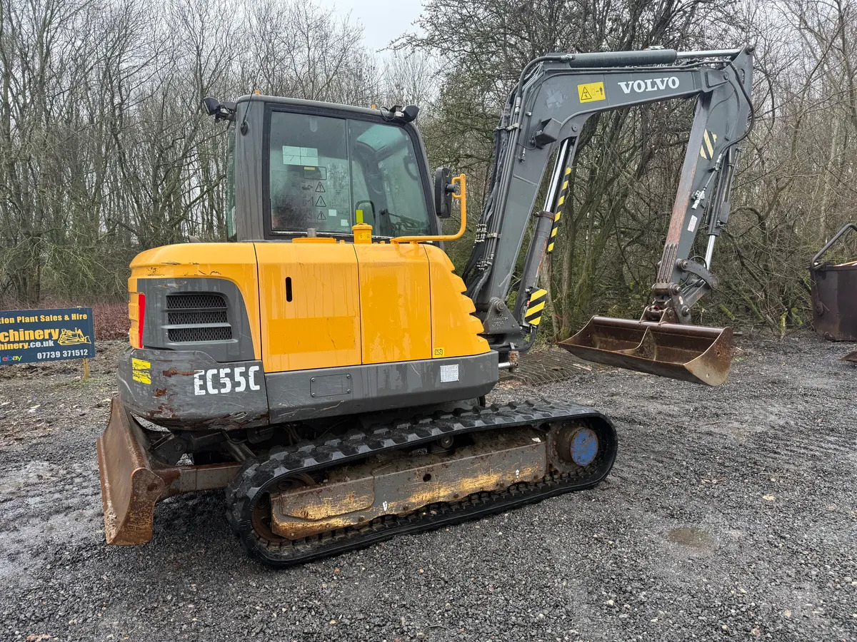 Volvo EC55C Stock No T555 - Mini excavator: picture 2 Volvo EC55C Stock No T555 - Mini excavator: picture 2