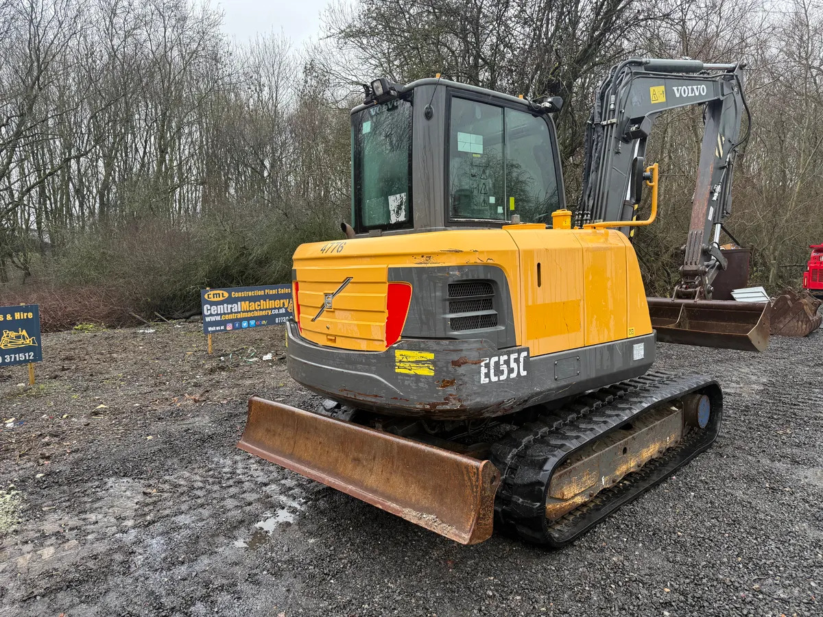 Volvo EC55C Stock No T555 - Mini excavator: picture 3 Volvo EC55C Stock No T555 - Mini excavator: picture 3