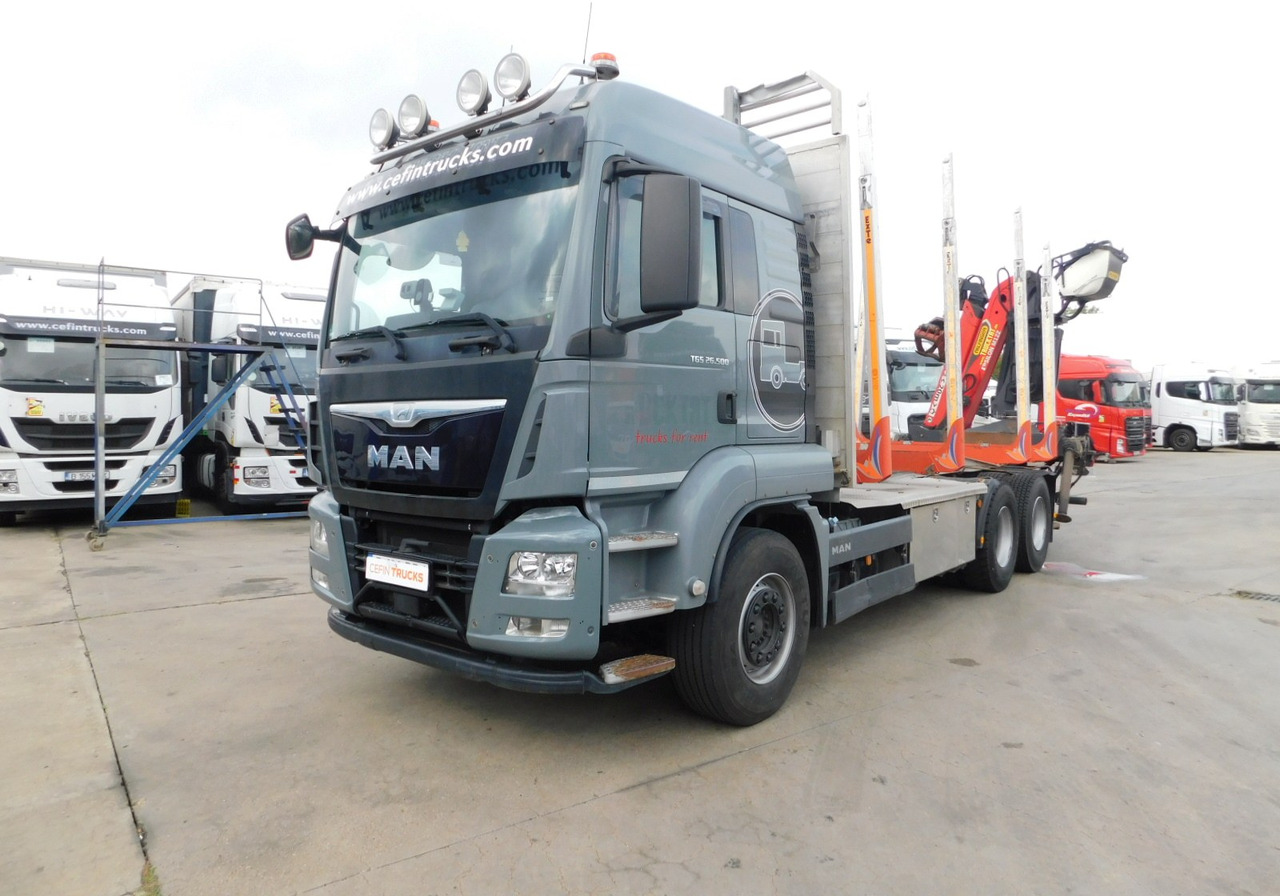 Man Tgs - Logging truck, Crane truck: picture 1 Man Tgs - Logging truck, Crane truck: picture 1
