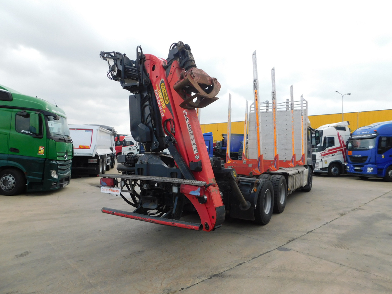 Man Tgs - Logging truck, Crane truck: picture 3 Man Tgs - Logging truck, Crane truck: picture 3