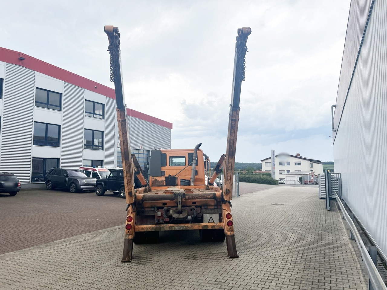 Skip loader truck 190 AD 35 4x2 190 AD 35 4x2, Meiller Tele-Absetzer: picture 7