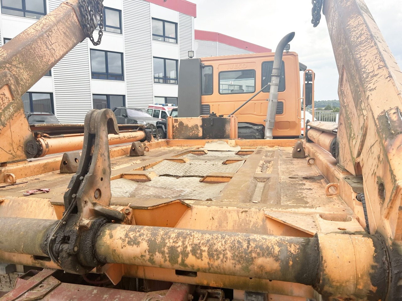 Skip loader truck 190 AD 35 4x2 190 AD 35 4x2, Meiller Tele-Absetzer: picture 11