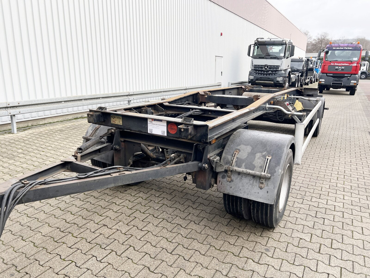 HSA 18.65 Schlittenabroller HUEFFERMANN HSA 18.65 Schlittenabroller - Roll-off/ Skip trailer: picture 4 HSA 18.65 Schlittenabroller HUEFFERMANN HSA 18.65 Schlittenabroller - Roll-off/ Skip trailer: picture 4