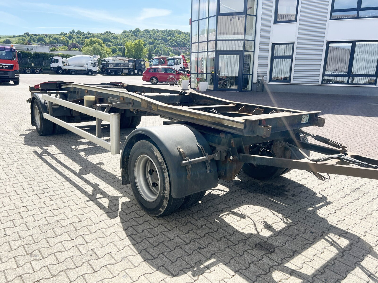 Roll-off/ Skip trailer HSA 18.65 Schlittenabroller HUEFFERMANN HSA 18.65 Schlittenabroller: picture 7