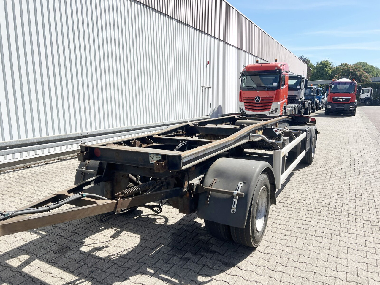 Roll-off/ Skip trailer HSA 18.65 Schlittenabroller HUEFFERMANN HSA 18.65 Schlittenabroller: picture 6