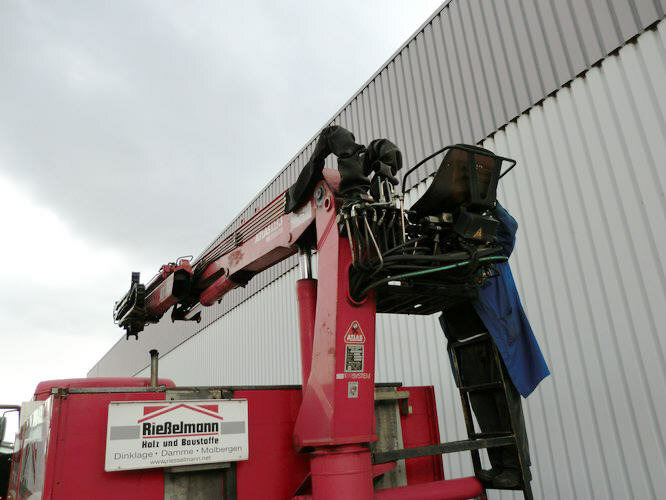 Crane truck, Dropside/ Flatbed truck MAN TGA 18.360 4x2 TGA 18.360 4x2, Baustoff, Kran ATLAS 125.1: picture 10