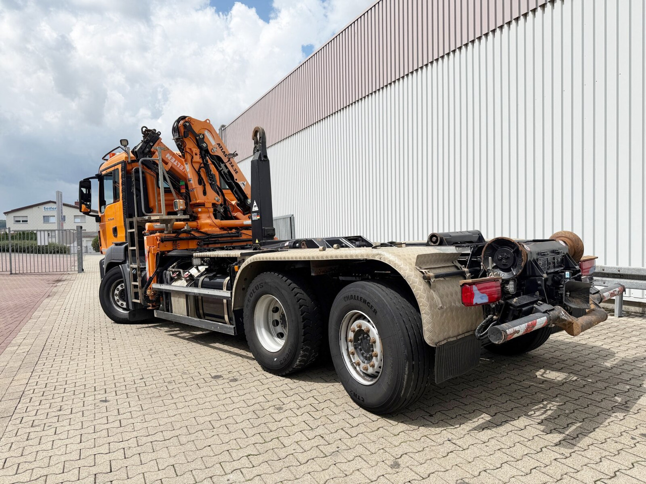 Hook lift truck, Crane truck MAN TGS 28.440 6x2-4 BL TGS 28.440 6x2-4 BL, Lenk-/Liftachse, Kran Atlas 126.3E-A2L, Funk: picture 14