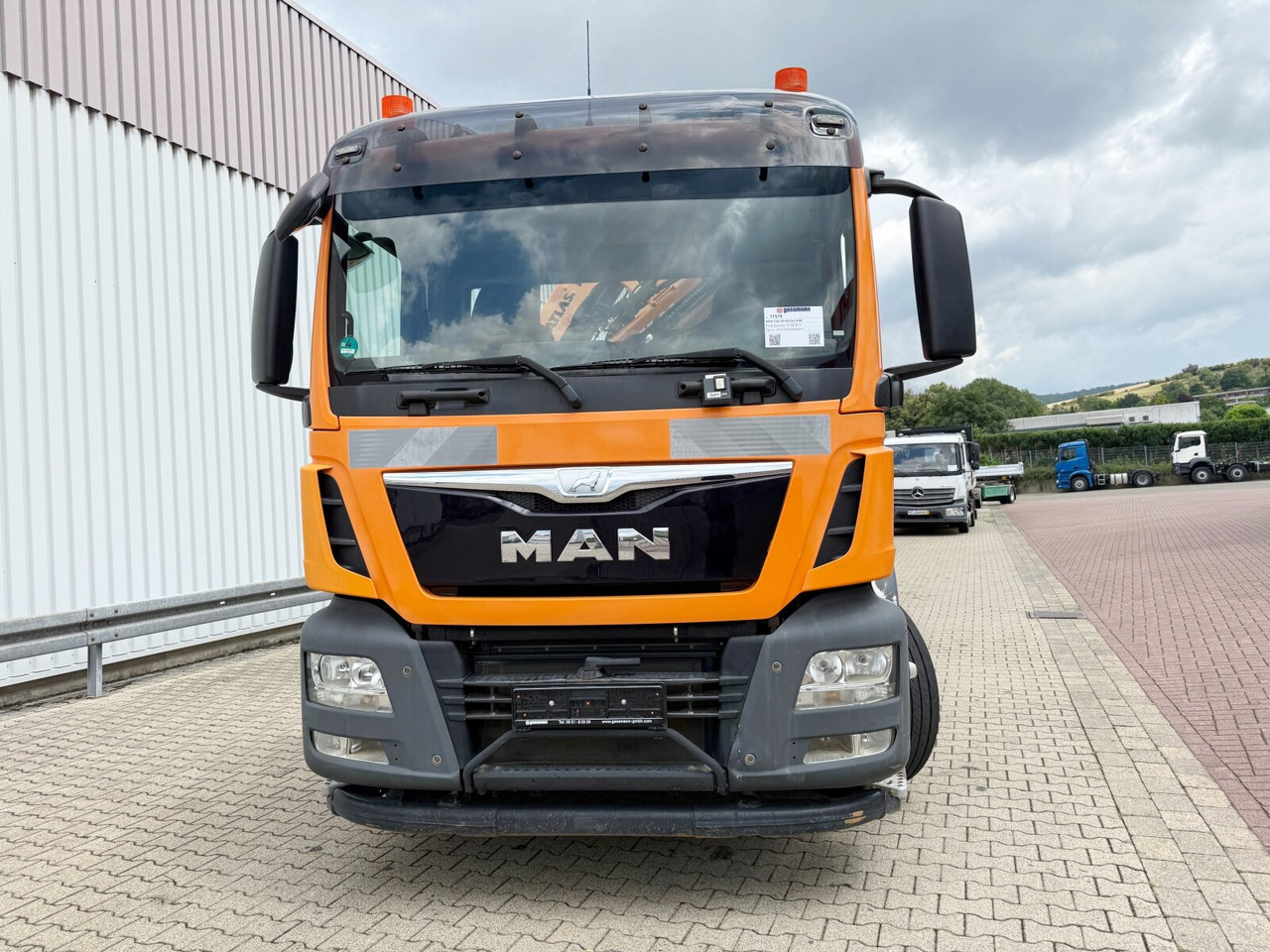 Hook lift truck, Crane truck MAN TGS 28.440 6x2-4 BL TGS 28.440 6x2-4 BL, Lenk-/Liftachse, Kran Atlas 126.3E-A2L, Funk: picture 9