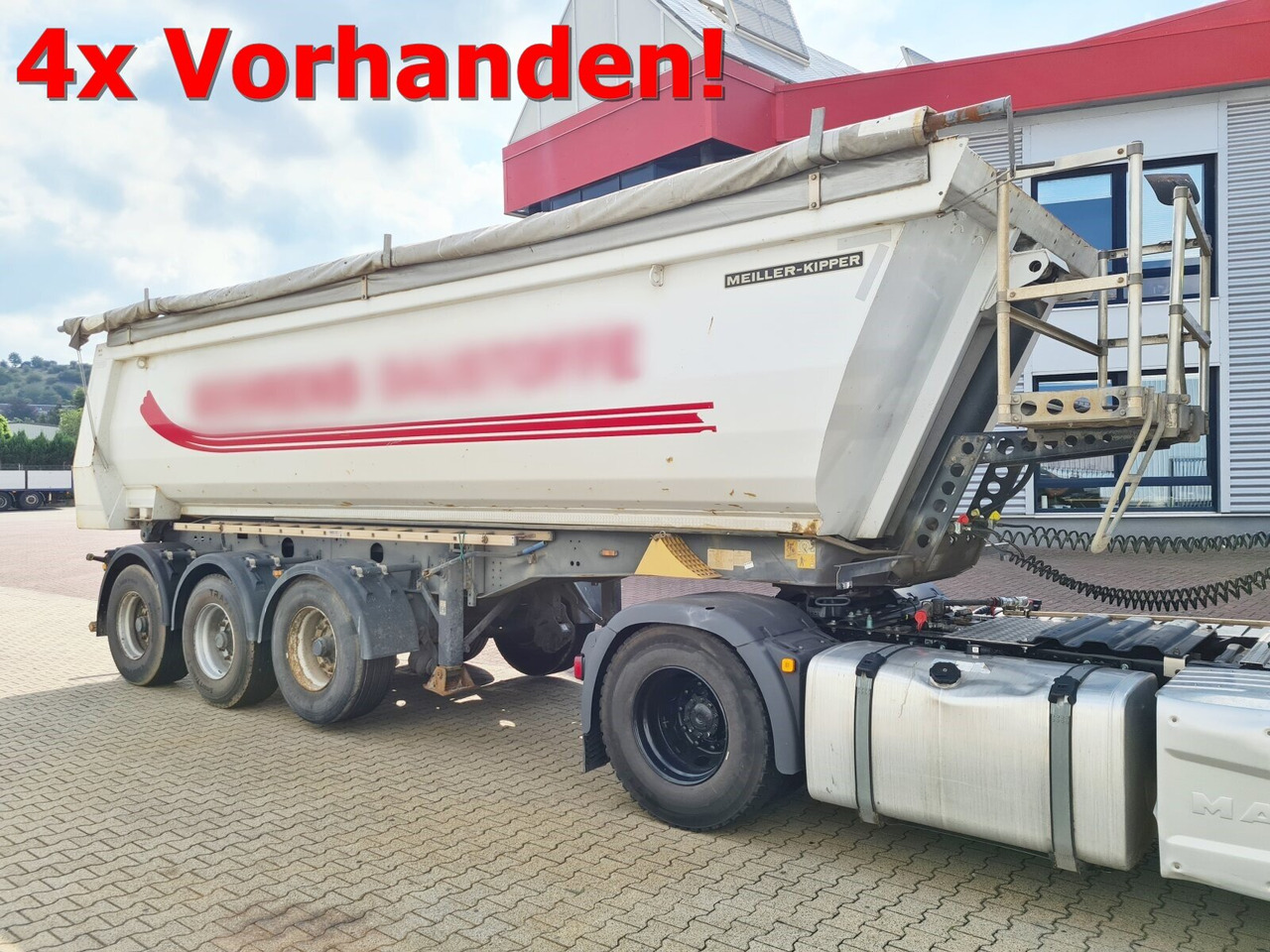 Meiller MHPS 12/27 MHPS 12/27 NOSS2, Stahlmulde ca. 26m³, Liftachse - Tipper semi-trailer: picture 1 Meiller MHPS 12/27 MHPS 12/27 NOSS2, Stahlmulde ca. 26m³, Liftachse - Tipper semi-trailer: picture 1
