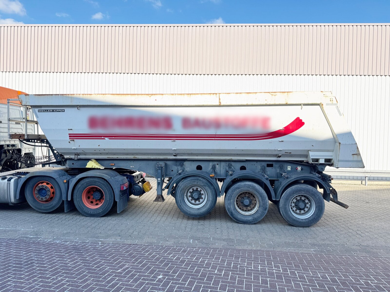 Meiller MHPS 12/27 MHPS 12/27, Stahlmulde ca. 26m³, Liftachse - Tipper semi-trailer: picture 4 Meiller MHPS 12/27 MHPS 12/27, Stahlmulde ca. 26m³, Liftachse - Tipper semi-trailer: picture 4