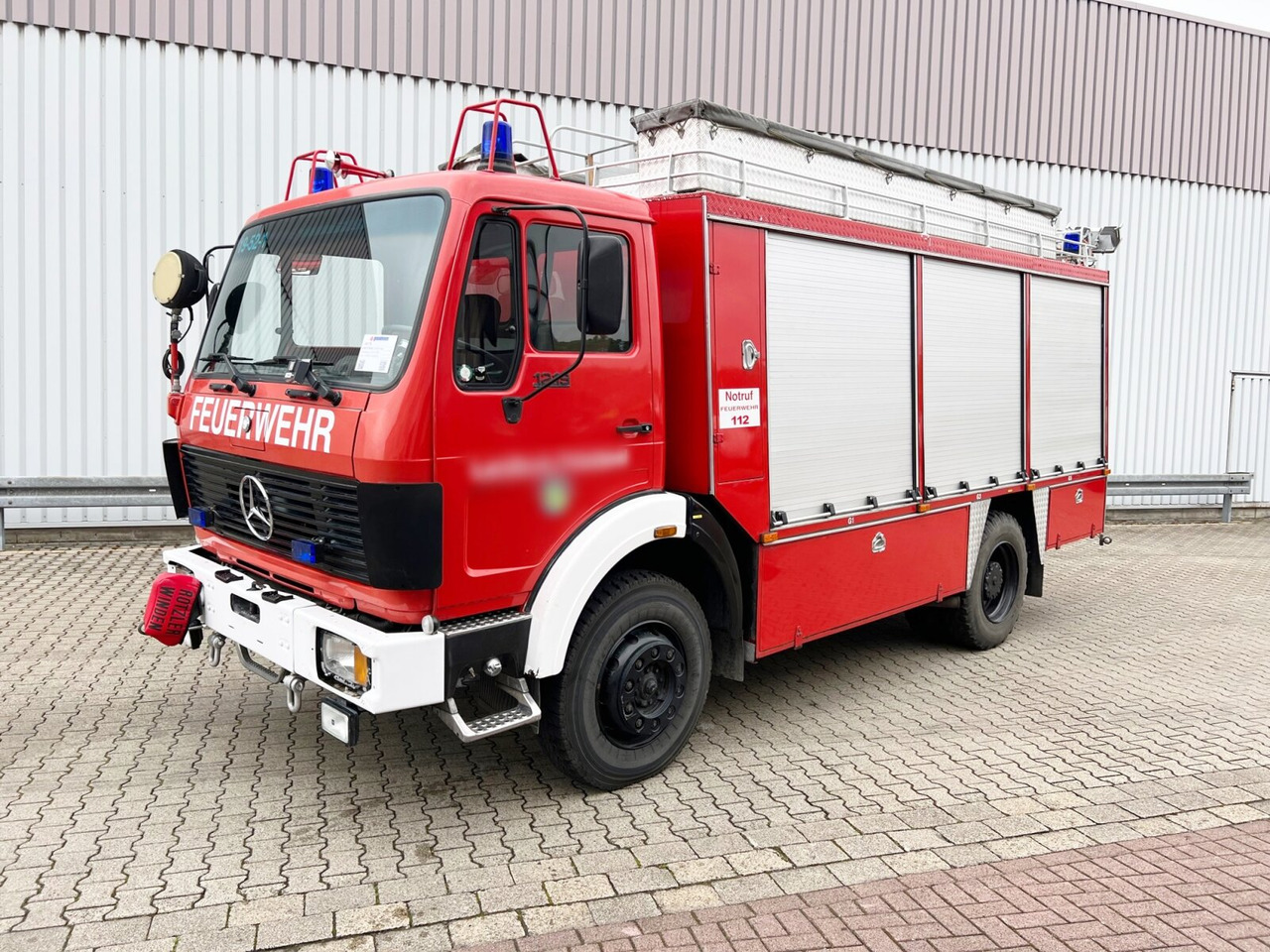 Mercedes-Benz 1219 AF 4x4 1219 AF 4x4, Rüstwagen, Seilwinde, Stromaggregat - Fire truck: picture 1 Mercedes-Benz 1219 AF 4x4 1219 AF 4x4, Rüstwagen, Seilwinde, Stromaggregat - Fire truck: picture 1