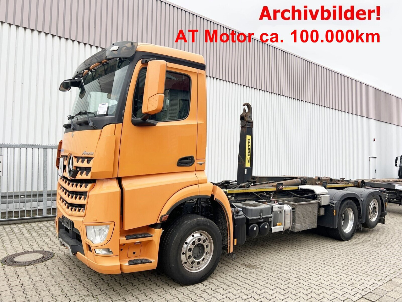 Mercedes-Benz Arocs 2552 L 6x2 Arocs 2552 L 6x2, Lenk-/Liftachse - Hook lift truck: picture 1 Mercedes-Benz Arocs 2552 L 6x2 Arocs 2552 L 6x2, Lenk-/Liftachse - Hook lift truck: picture 1