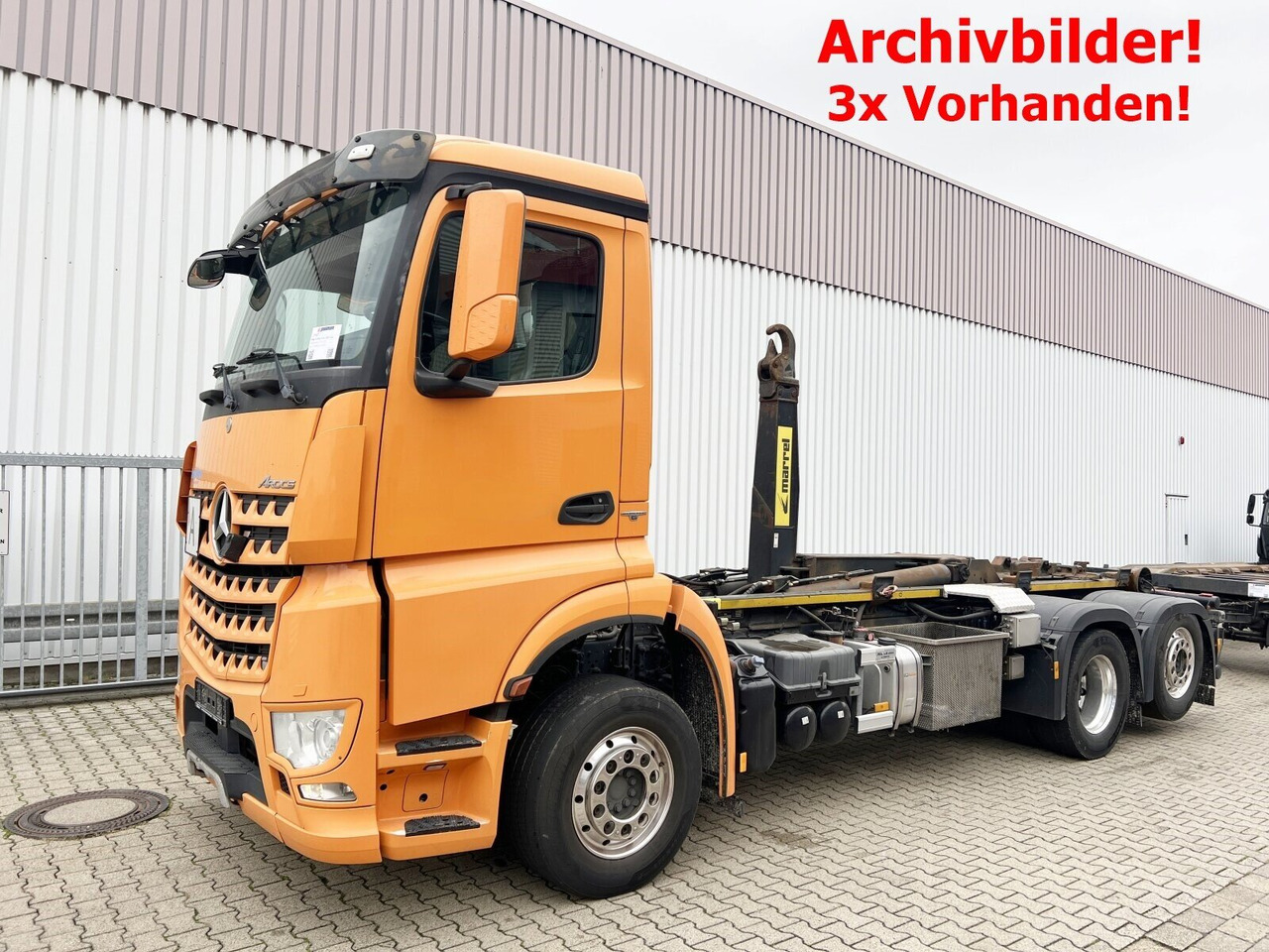 Mercedes-Benz Arocs 2552 L 6x2 Arocs 2552 L 6x2, Lenk-/Liftachse - Hook lift truck: picture 1 Mercedes-Benz Arocs 2552 L 6x2 Arocs 2552 L 6x2, Lenk-/Liftachse - Hook lift truck: picture 1