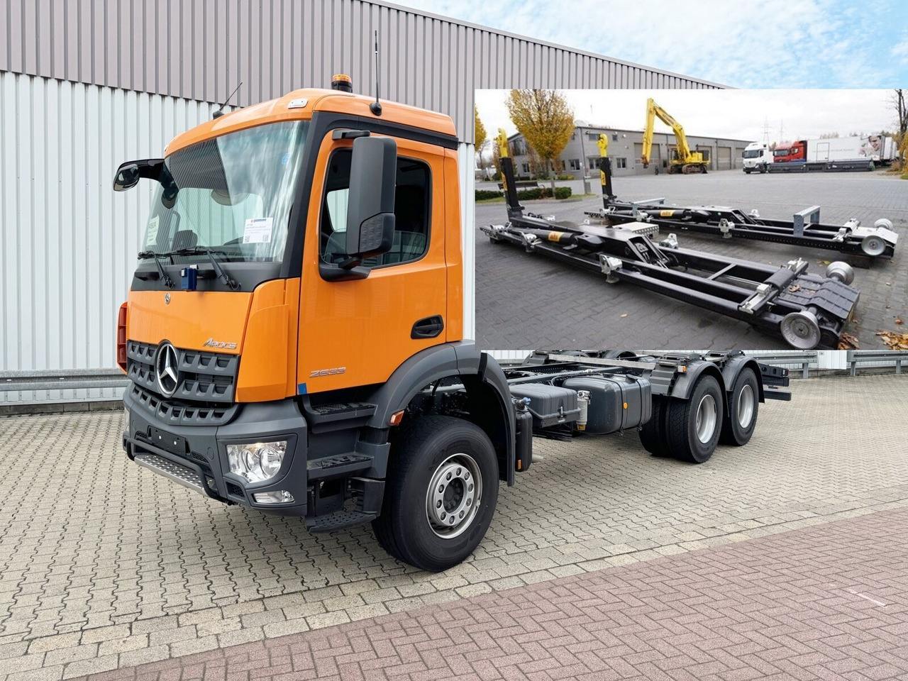 Mercedes-Benz Arocs 2633 6x4, Automatik, 2x Nebenantrieb Arocs 2633 6x4, 2x Nebenantrieb - Cab chassis truck: picture 1 Mercedes-Benz Arocs 2633 6x4, Automatik, 2x Nebenantrieb Arocs 2633 6x4, 2x Nebenantrieb - Cab chassis truck: picture 1