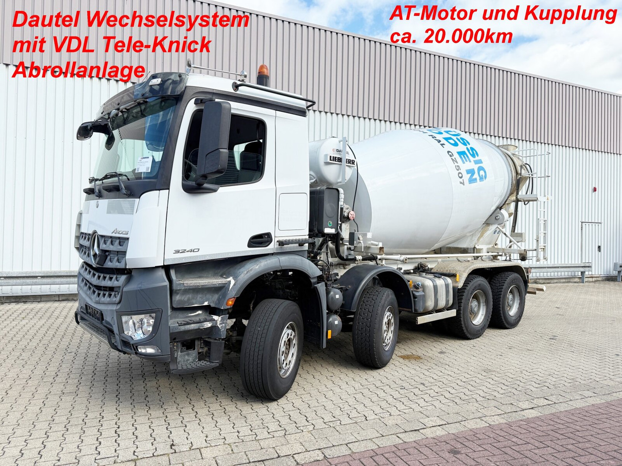 Mercedes-Benz Arocs 3240 8x4 Arocs 3240 8x4, 9 cbm Liebherr HTM 904 F - Concrete mixer truck: picture 1 Mercedes-Benz Arocs 3240 8x4 Arocs 3240 8x4, 9 cbm Liebherr HTM 904 F - Concrete mixer truck: picture 1