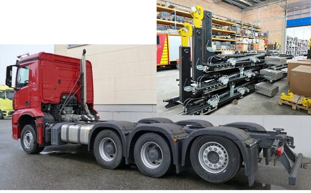 Mercedes-Benz Arocs 3251 L 8x4 ENA Arocs 3251 L 8x4 ENA, Lenk-/Liftachse, MultimediaCockpit, NMV - Hook lift truck: picture 1 Mercedes-Benz Arocs 3251 L 8x4 ENA Arocs 3251 L 8x4 ENA, Lenk-/Liftachse, MultimediaCockpit, NMV - Hook lift truck: picture 1