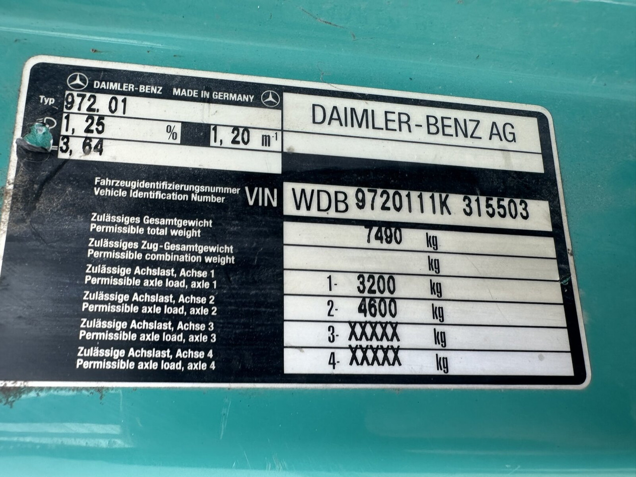 Mercedes-Benz Atego 815 K 4x2 Atego 815 K 4x2, 2x AHK - Tipper: picture 3 Mercedes-Benz Atego 815 K 4x2 Atego 815 K 4x2, 2x AHK - Tipper: picture 3