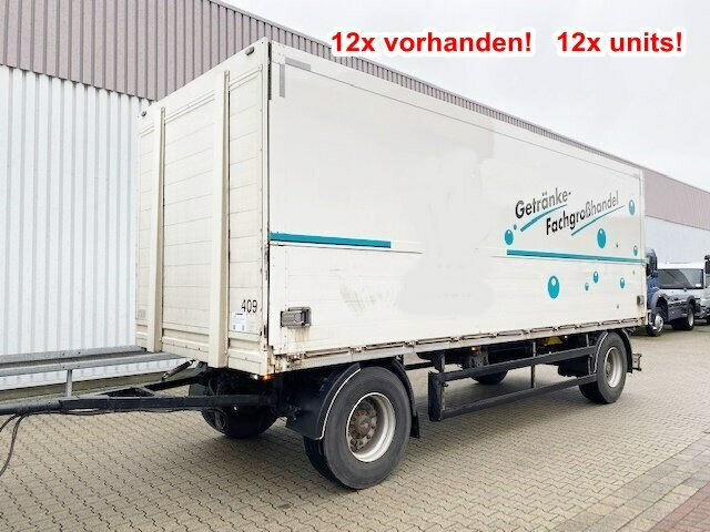 Orten PRASQ 18 Getränkeanhänger PRASQ 18 Getränkeanhänger, Stapleraufnahme, 12x VORHANDEN! - Closed box trailer: picture 1 Orten PRASQ 18 Getränkeanhänger PRASQ 18 Getränkeanhänger, Stapleraufnahme, 12x VORHANDEN! - Closed box trailer: picture 1