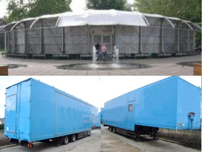 SAnh SAK17 WILLE SAK17 mobile Austellungshalle Mega Jumbo - Closed box semi-trailer: picture 1 SAnh SAK17 WILLE SAK17 mobile Austellungshalle Mega Jumbo - Closed box semi-trailer: picture 1