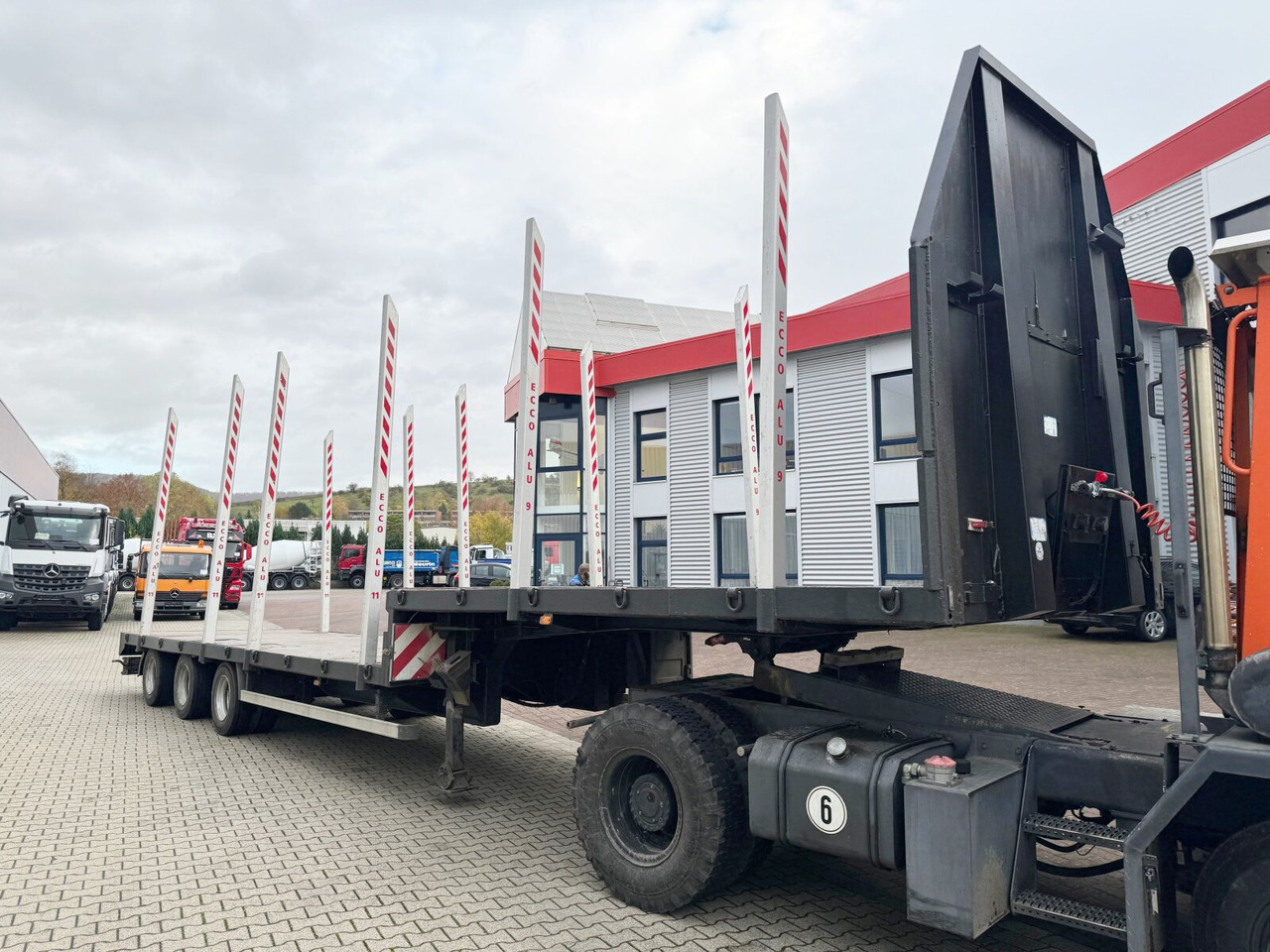 Logging semi-trailer ST1024P4-13,6 SCHROEDER ST1024P4-13,6, Rungen anlegbar: picture 13