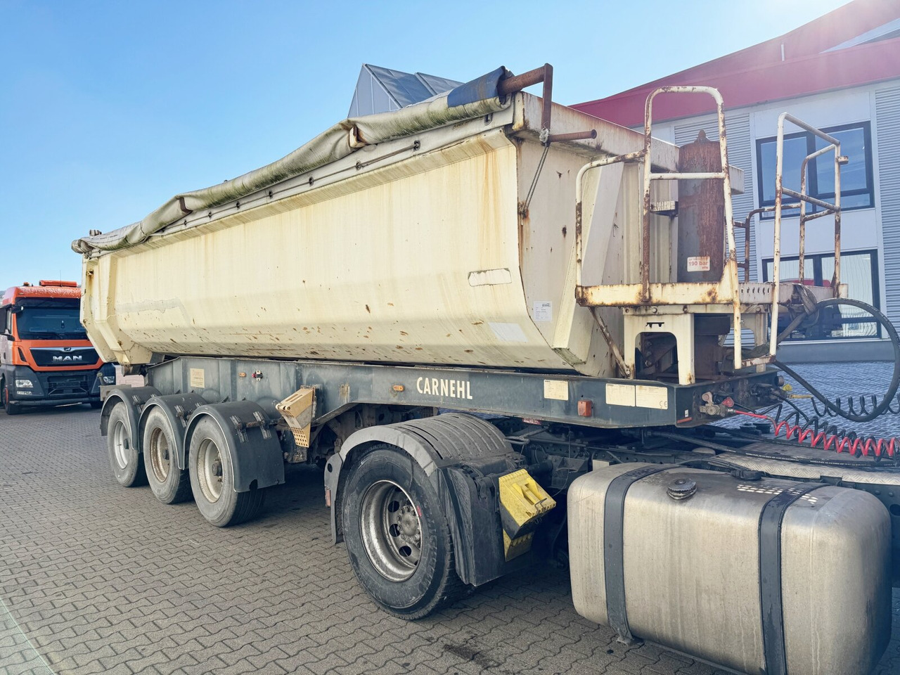 Carnehl CHKS/HH CHKS/HH, Liftachse, Stahlmulde ca. 24m³ - Semi-trailer: picture 1 Carnehl CHKS/HH CHKS/HH, Liftachse, Stahlmulde ca. 24m³ - Semi-trailer: picture 1