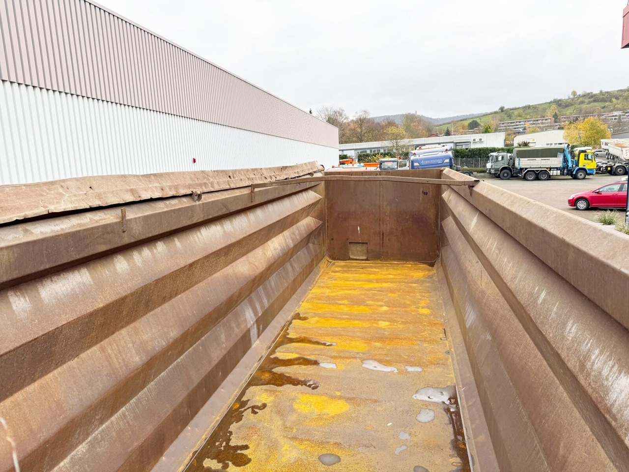 Semi-trailer Lück SKF 35 LÜCK SKF 35, Stahlmulde ca. 37m³, Liftachse: picture 9